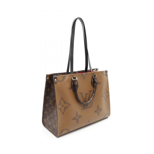 Louis Vuitton OnTheGo MM Tote Bag PVC Canvas Leather