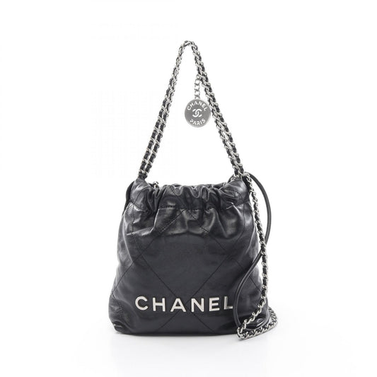 Chanel 22 Mini Leather Shoulder Bag AS3980