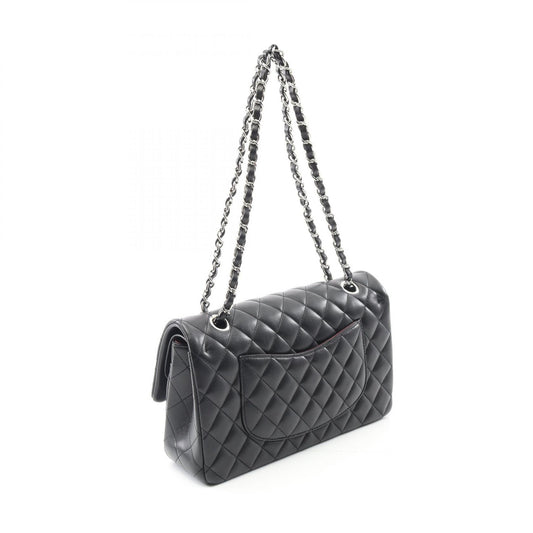 Chanel Lambskin Matelasse W Flap Shoulder Bag