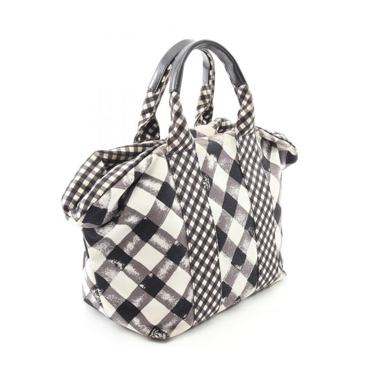 Chanel Canvas Leather Cruise Line Coco Mark Handbag