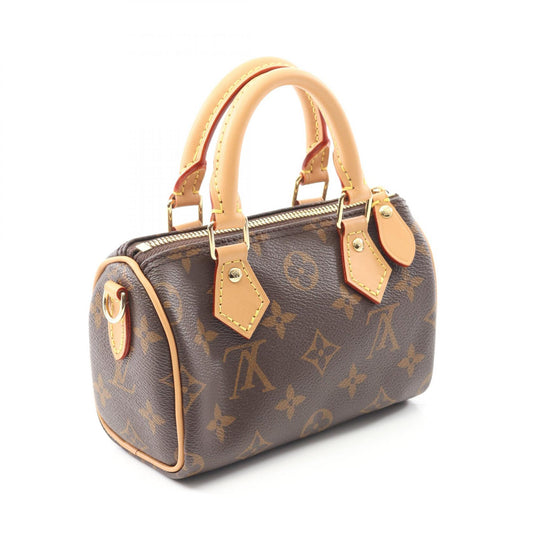 Louis Vuitton Nano Speedy Handbag Monogram Brown