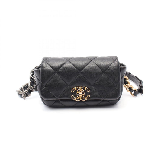 Chanel Leather Matelasse Waist Bag AS1163
