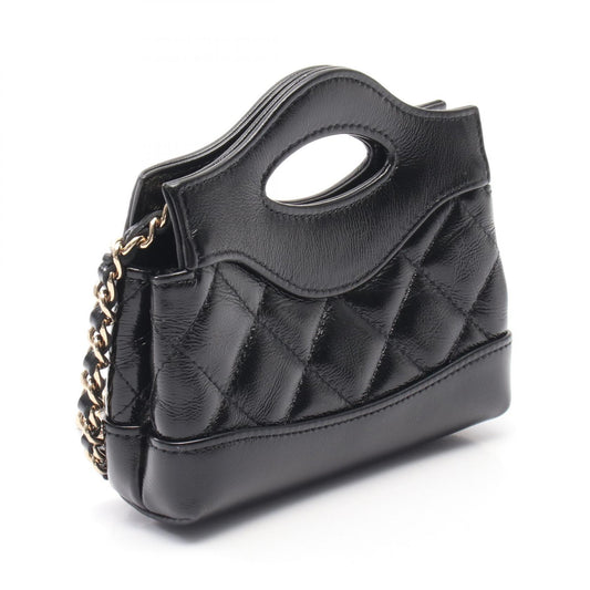Chanel Leather Chain Clutch Shoulder Bag AP3875