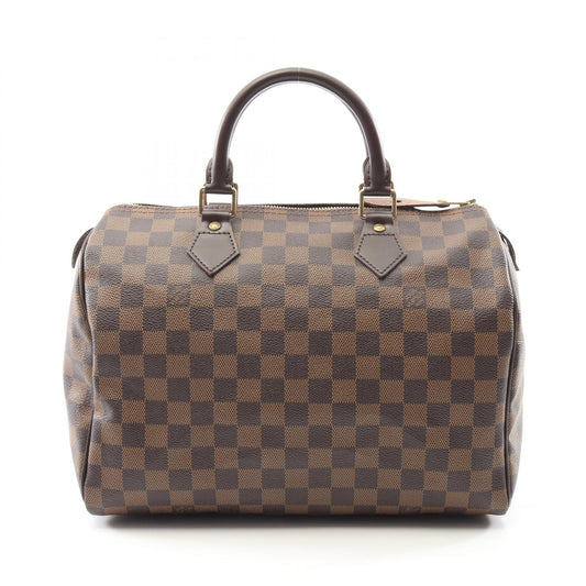 Louis Vuitton Speedy 30 Handbag PVC Leather