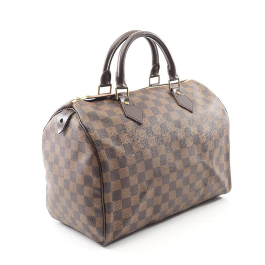 Louis Vuitton Speedy 30 Handbag PVC Leather