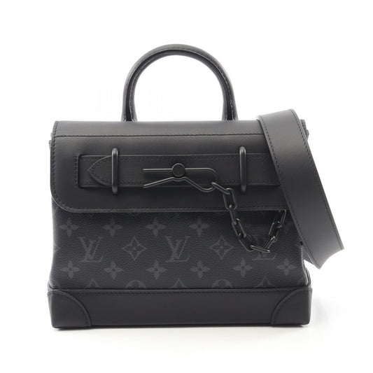 Louis Vuitton Steamer PM Monogram Eclipse Handbag M46953