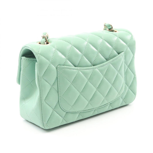 Chanel Mini Matelasse 20 Shoulder Bag Green