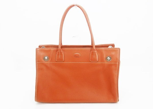 Tod's Leather Girelli Tote Bag Brown