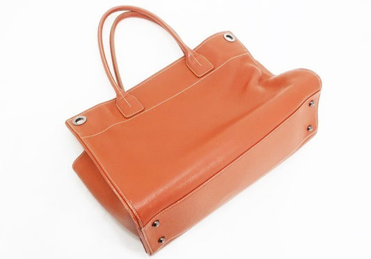 Tod's Leather Girelli Tote Bag Brown