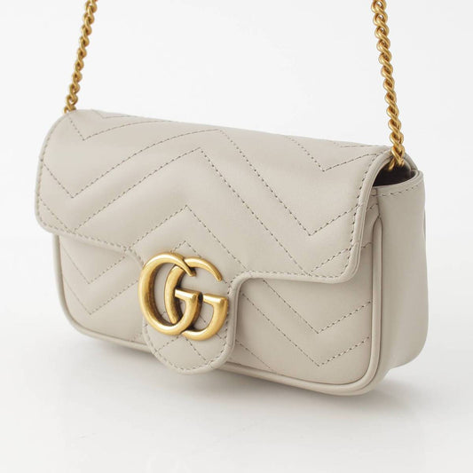Gucci GG Marmont Quilted Leather Mini Chain Shoulder Bag