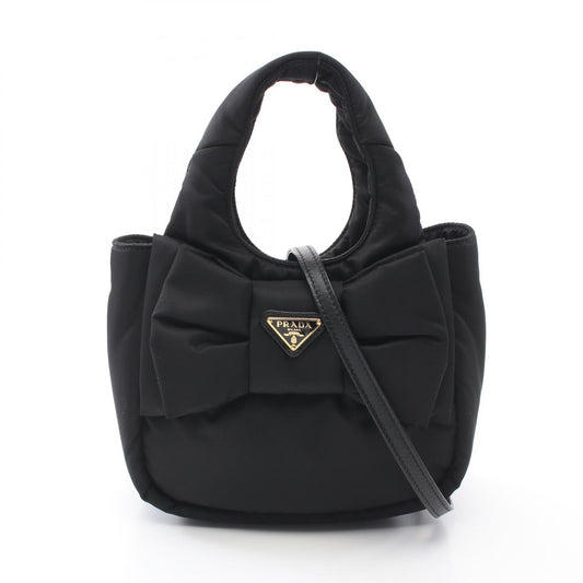 Prada Padded Re-Nylon Handbag Black