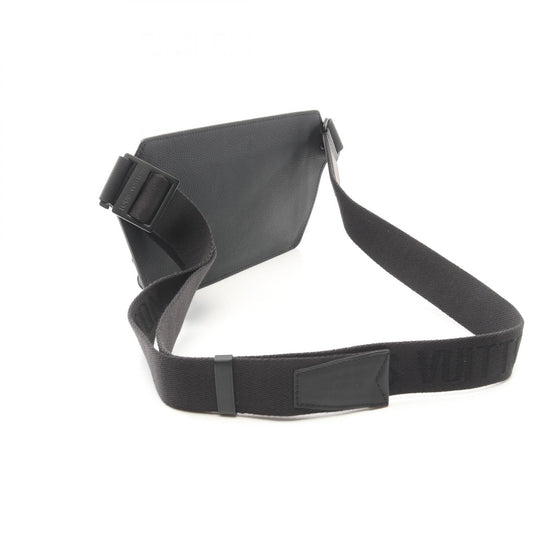 Louis Vuitton Grain Leather Bum Bag Noir M57081