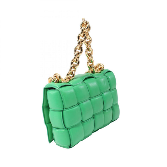 Bottega Veneta Chain Cassette Leather Shoulder Bag