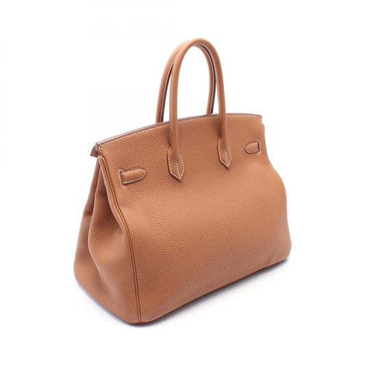 Hermes Birkin 35 Togo Handbag Brown