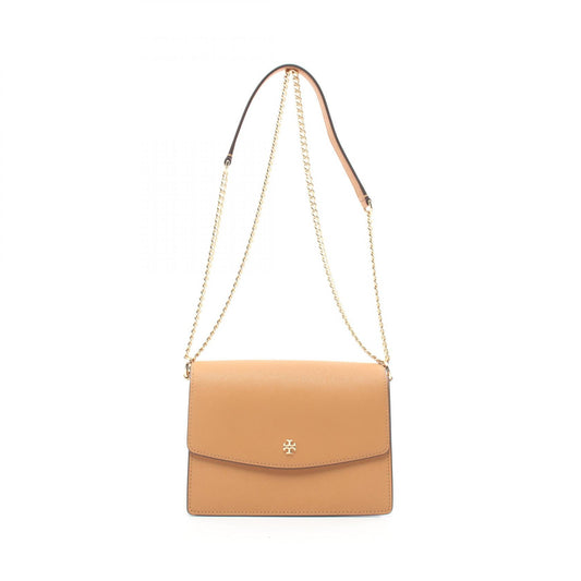 Tory Burch Leather Shoulder Bag Brown