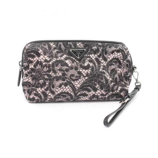 Prada Nylon Saffiano Leather Pouch 1NE693