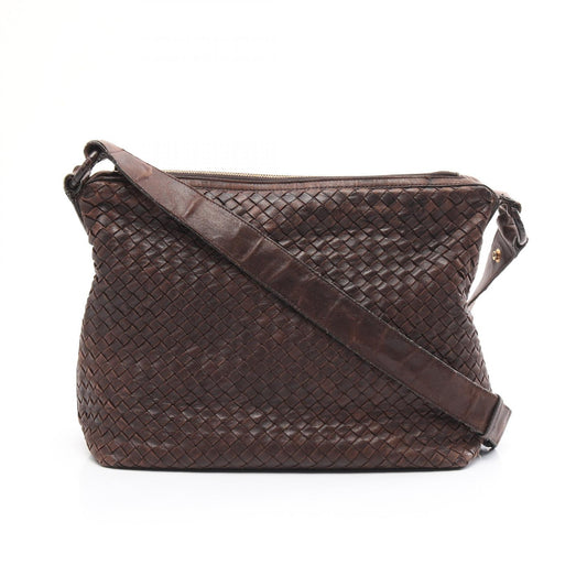 Bottega Veneta Leather Intrecciato Shoulder Bag