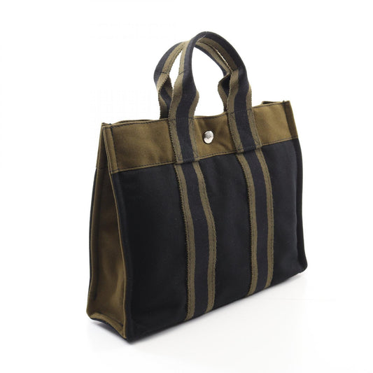 Hermes Canvas Fourre-Tout PM Tote Bag