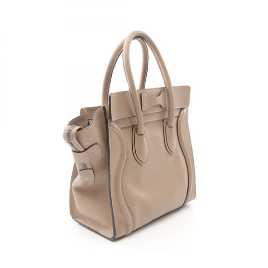 Celine Luggage Micro Shopper Tote Bag Leather