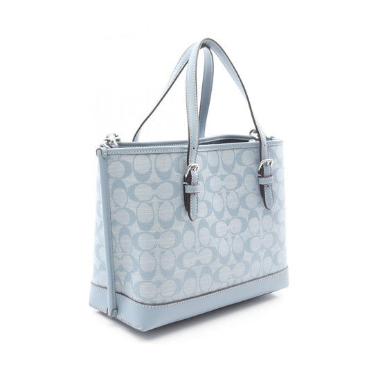 Coach Molly Tote 25 Signature Chambray Handbag
