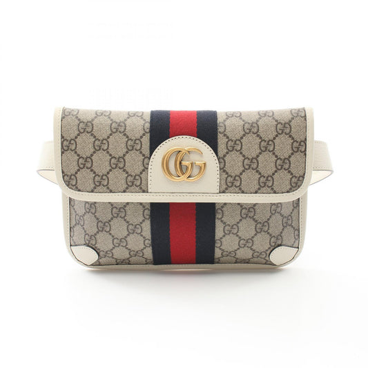 Gucci Ophidia Belt Bag PVC Canvas Leather