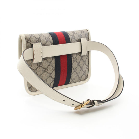 Gucci Ophidia Belt Bag PVC Canvas Leather