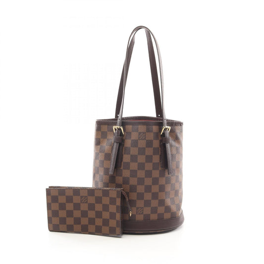 Louis Vuitton Damier Canvas Leather Tote Bag N42240