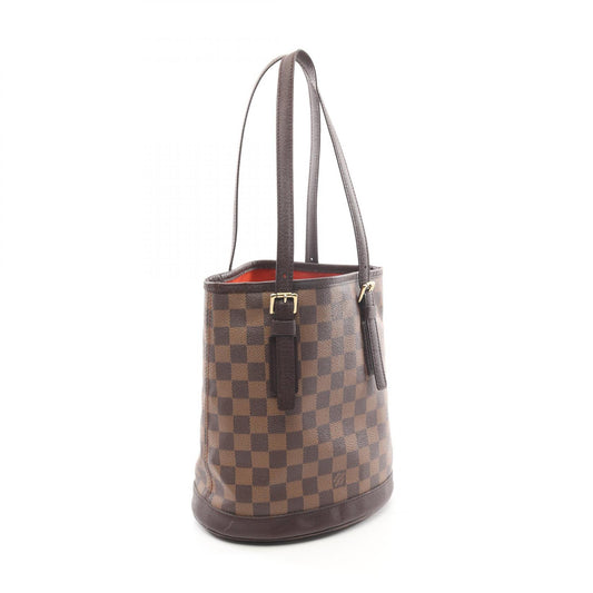 Louis Vuitton Damier Canvas Leather Tote Bag N42240