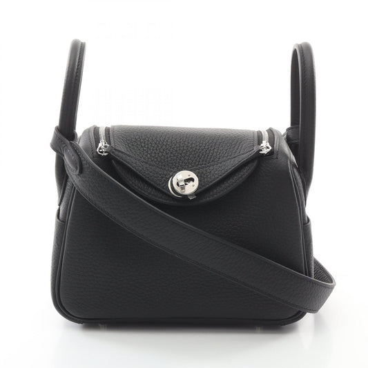 Hermes Lindy Mini Shoulder Bag Black