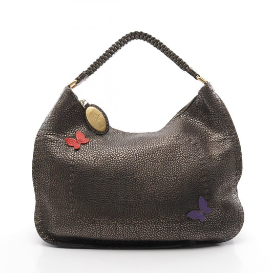 Fendi Selleria Leather Shoulder Bag