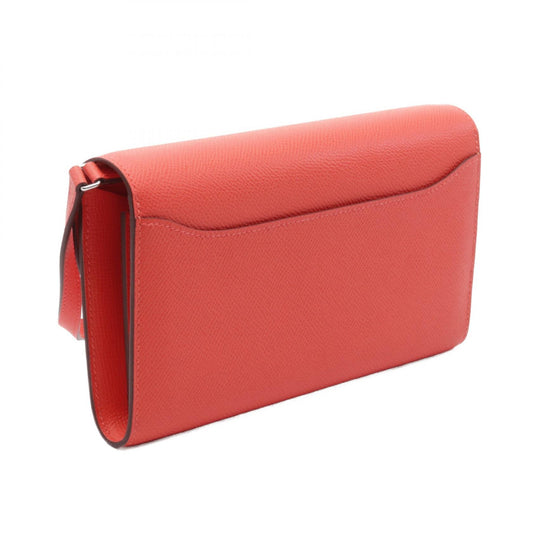 Hermes Constance Long To Go Shoulder Bag Red