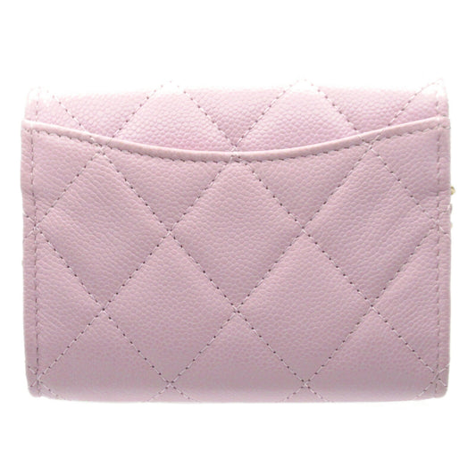 Chanel Leather Matelasse Chain Card Holder Wallet