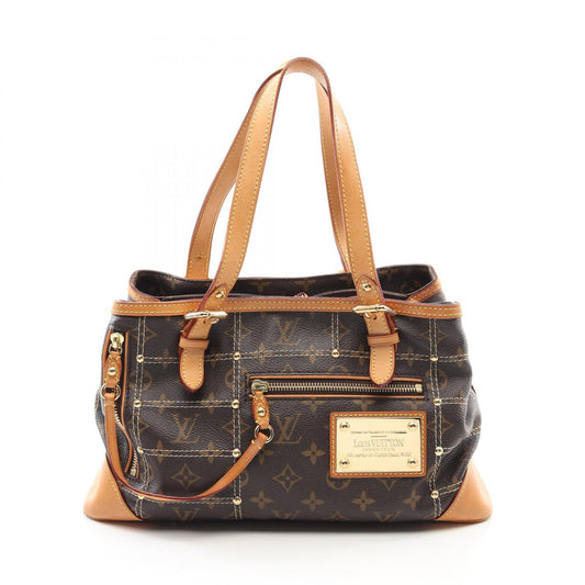 Louis Vuitton Rivet Handbag Monogram Brown
