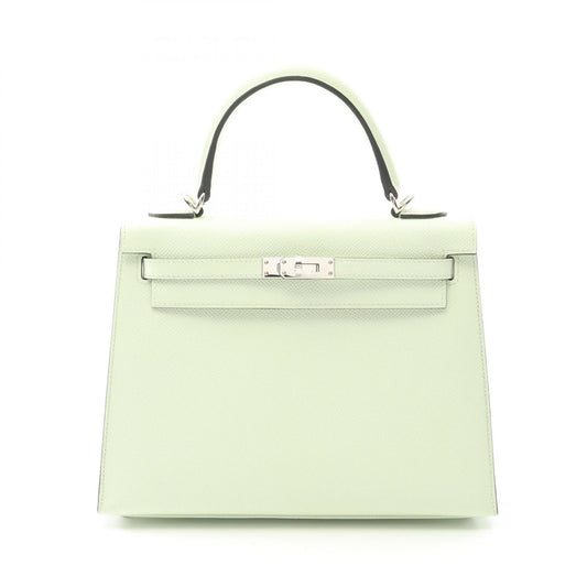 Hermes Kelly 25 Handbag Green