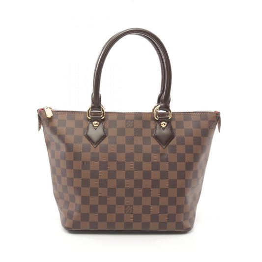 Louis Vuitton Damier Canvas Leather Tote Bag N51183