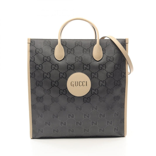 Gucci Off The Grid GG Nylon Leather Tote