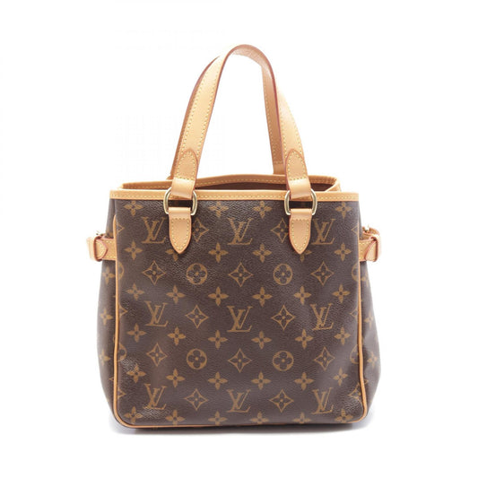 Louis Vuitton Batignolles Handbag PVC Leather