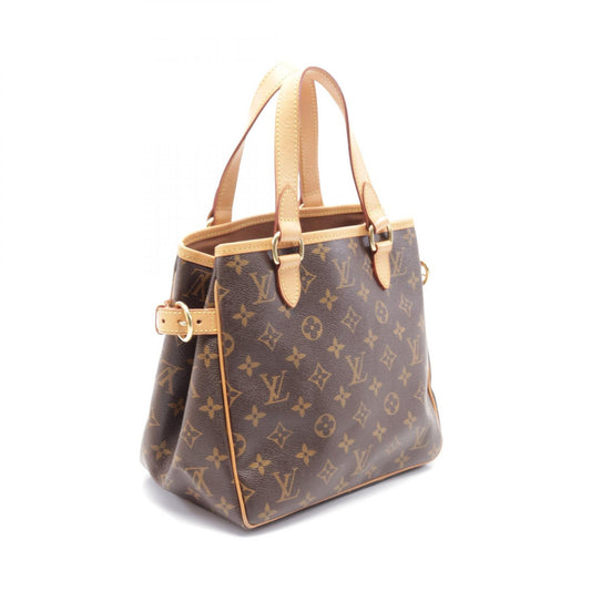 Louis Vuitton Batignolles Handbag PVC Leather