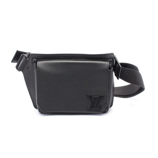Louis Vuitton Grain Leather Bum Bag Noir M57081