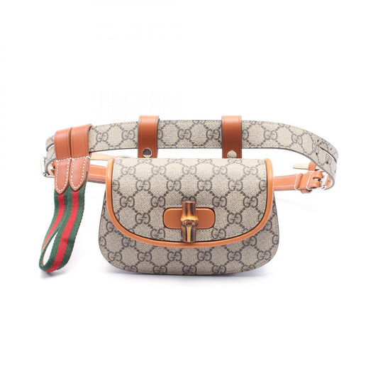 Gucci Bamboo 1947 Mini Belt Bag Canvas Leather