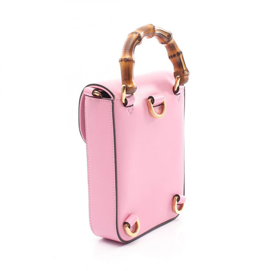 Gucci Bamboo Leather Handbag 702106