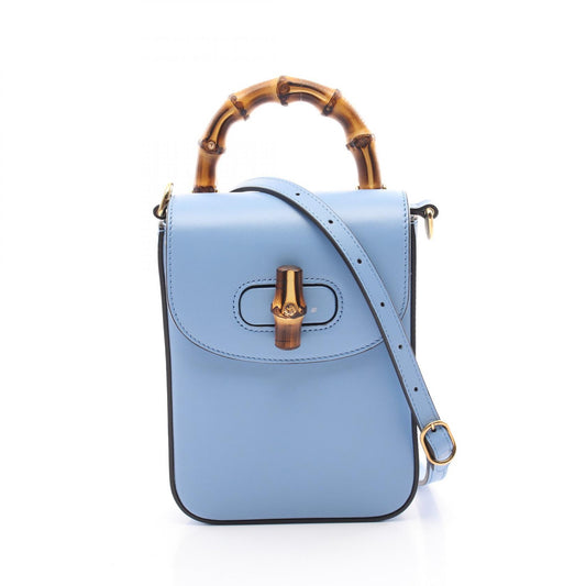 Gucci Bamboo Leather Handbag 702106