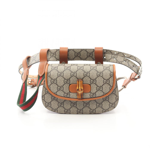 Gucci Bamboo 1947 Mini Belt Bag PVC Leather