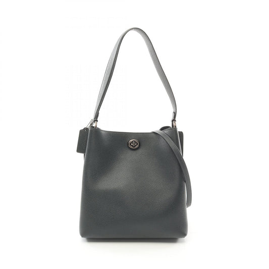 Coach Charlie Leather Bucket Shoulder Bag 55200