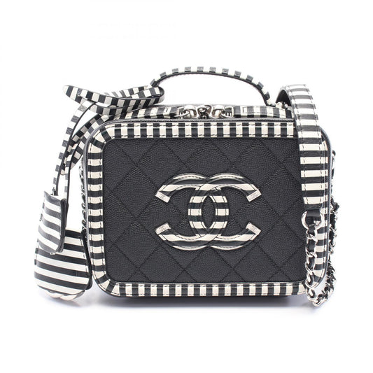 Chanel Leather CC Vanity Shoulder Bag A93343