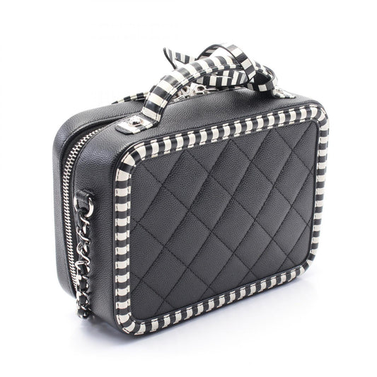 Chanel Leather CC Vanity Shoulder Bag A93343