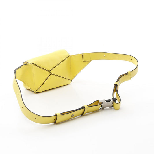 Loewe Leather Puzzle Mini Bum Bag Yellow