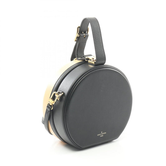 Louis Vuitton Leather Petite Boite Chapeau Handbag M53138