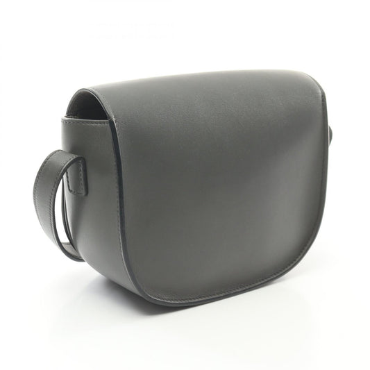 Celine Leather Folco Triomphe Shoulder Bag