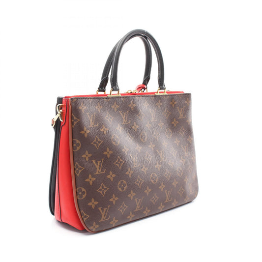 Louis Vuitton Monogram Noir Rouge Handbag M44254